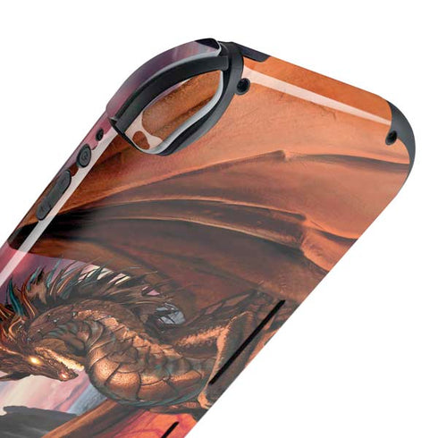 Coppervein Dragon by Ruth Thompson Nintendo Switch Lite Skin