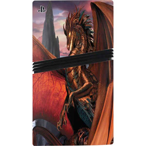 Coppervein Dragon by Ruth Thompson PS5 Pro Bundle Skin