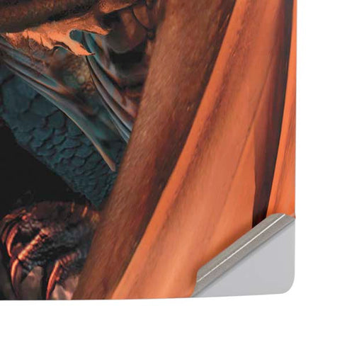 Coppervein Dragon by Ruth Thompson PS5 Pro Disk Console Skin