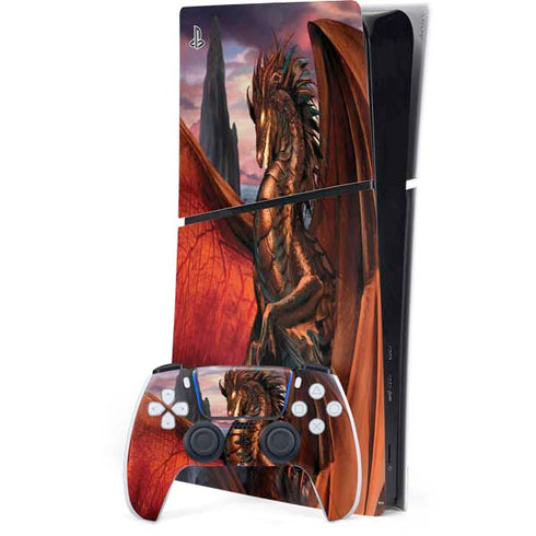 Coppervein Dragon by Ruth Thompson PlayStation PS5 Skins