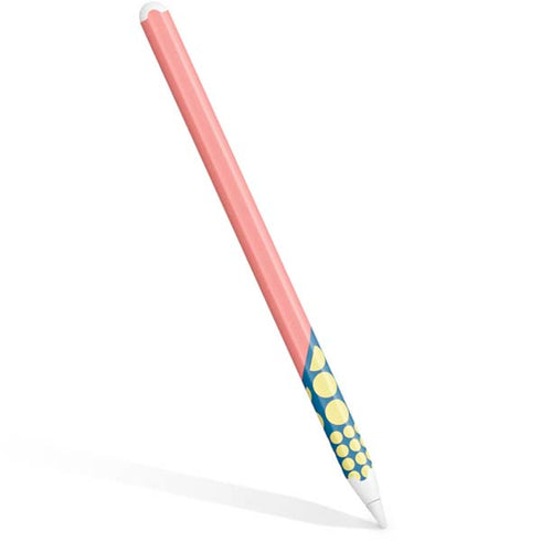 Coral Diagonal Split Apple Pencil (2nd Gen 2019) Skin