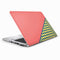 Coral Diagonal Split HP Elitebook Skin