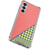 Coral Diagonal Split Galaxy A16 5G Clear Case