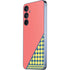 Coral Diagonal Split Galaxy A36 5G Skin
