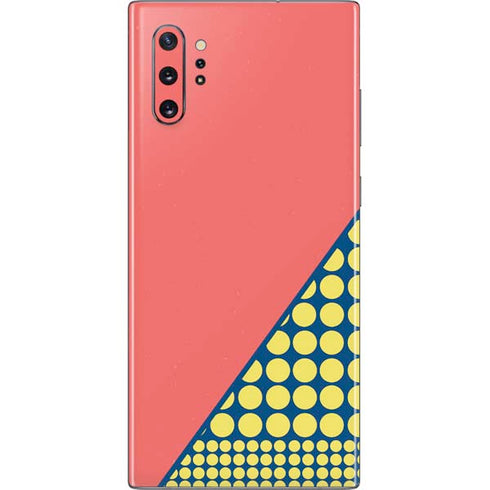 Coral Diagonal Split Galaxy Note 10 Plus Skin