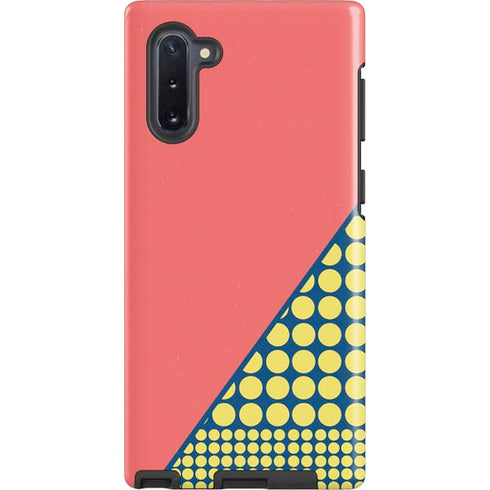 Coral Diagonal Split Galaxy Cases