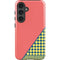 Coral Diagonal Split Galaxy S25 Impact Case