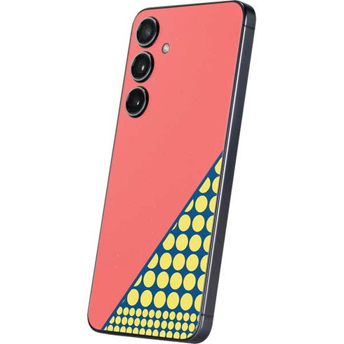 Coral Diagonal Split Galaxy S25 Plus Skin