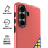 Coral Diagonal Split Galaxy S26 Plus Impact Case