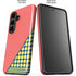 Coral Diagonal Split Galaxy S26 Plus Impact Case