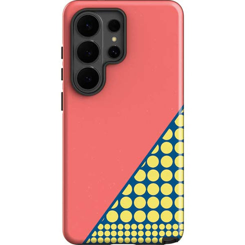 Coral Diagonal Split Galaxy S26 Ultra Impact Case
