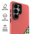 Coral Diagonal Split Galaxy S26 Ultra Impact Case