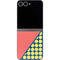 Coral Diagonal Split Galaxy Z Flip6 Skin