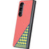 Coral Diagonal Split Galaxy Z Fold5 5G Skin