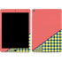 Coral Diagonal Split iPad Skins