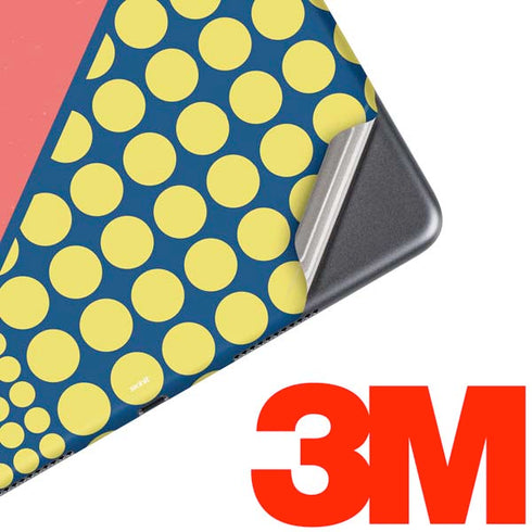Coral Diagonal Split iPad Skins