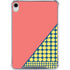 Coral Diagonal Split iPad 11th Gen (2025) Clear Case