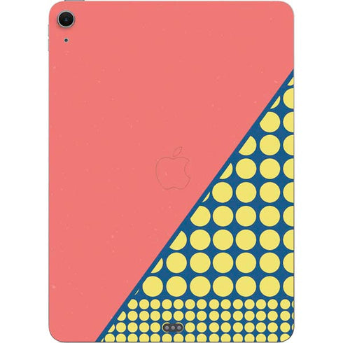 Coral Diagonal Split Apple iPad Air Skin