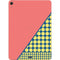 Coral Diagonal Split Apple iPad Air Skin
