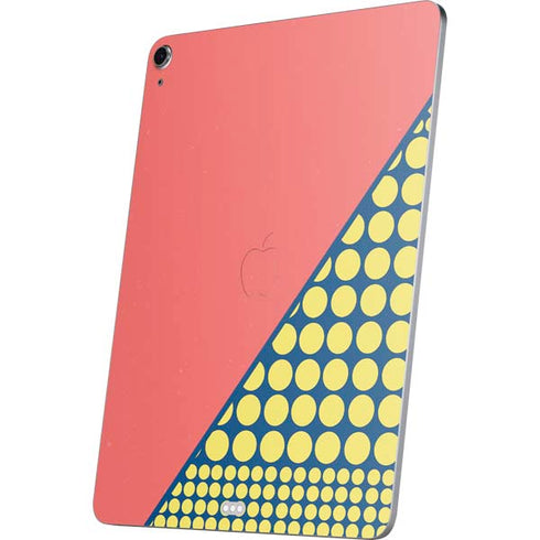 Coral Diagonal Split Apple iPad Air Skin