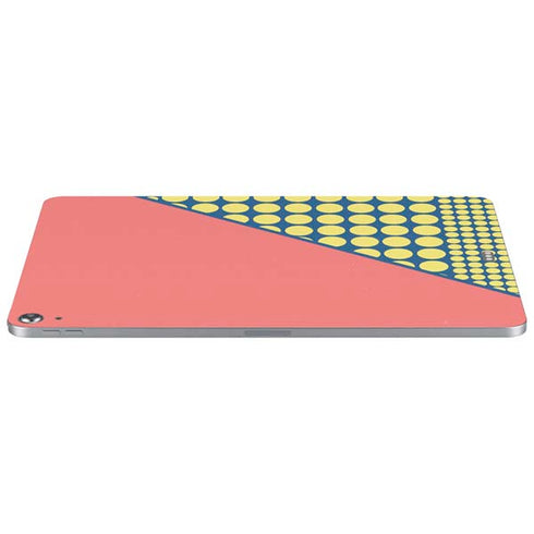 Coral Diagonal Split Apple iPad Air Skin
