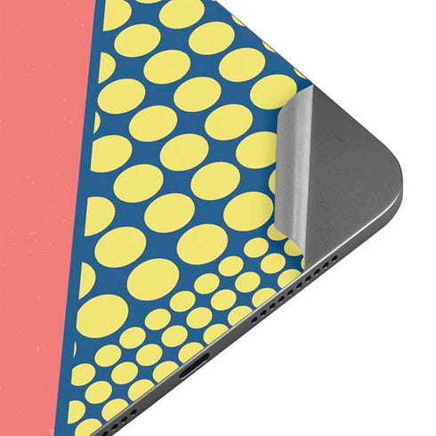 Coral Diagonal Split Apple iPad Mini Skin