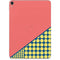 Coral Diagonal Split Apple iPad Pro Skin