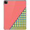 Coral Diagonal Split iPad Pro 11in (2024) Clear Case