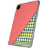 Coral Diagonal Split iPad Pro 11in (2024) Clear Case