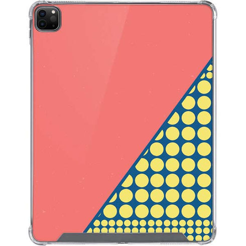 Coral Diagonal Split iPad Cases