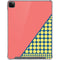 Coral Diagonal Split iPad Cases
