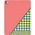 Coral Diagonal Split iPad Pro 13in M4 (2024) Skin