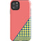 Coral Diagonal Split iPhone Cases