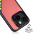 Coral Diagonal Split iPhone 13 Kickstand Case