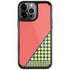Coral Diagonal Split iPhone Cases
