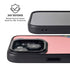 Coral Diagonal Split iPhone 14 Plus Kickstand Case