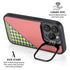 Coral Diagonal Split iPhone 14 Pro Kickstand Case