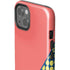 Coral Diagonal Split iPhone 15 Impact Case