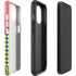 Coral Diagonal Split iPhone 15 Impact Case