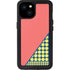Coral Diagonal Split iPhone 15 Plus Waterproof Case