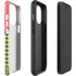Coral Diagonal Split iPhone 15 Pro Impact Case