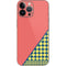 Coral Diagonal Split iPhone 15 Pro Max Skin
