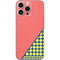 Coral Diagonal Split iPhone 16 Pro Max Skin