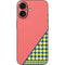 Coral Diagonal Split iPhone 16 Skin