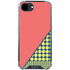 Coral Diagonal Split iPhone 16e Clear Case