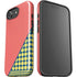 Coral Diagonal Split iPhone 16e Impact Case