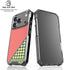 Coral Diagonal Split iPhone 18 Pro Clear Case