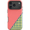 Coral Diagonal Split iPhone 18 Pro Max Impact Case