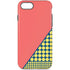 Coral Diagonal Split iPhone Cases