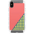 Coral Diagonal Split iPhone Cases